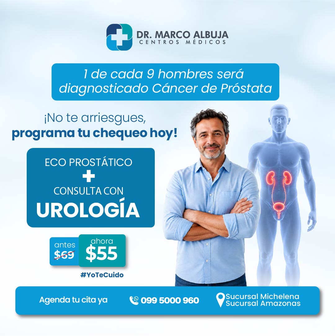 ECO PROSTÁTICO + CONSULTA CON UROLOGÍA